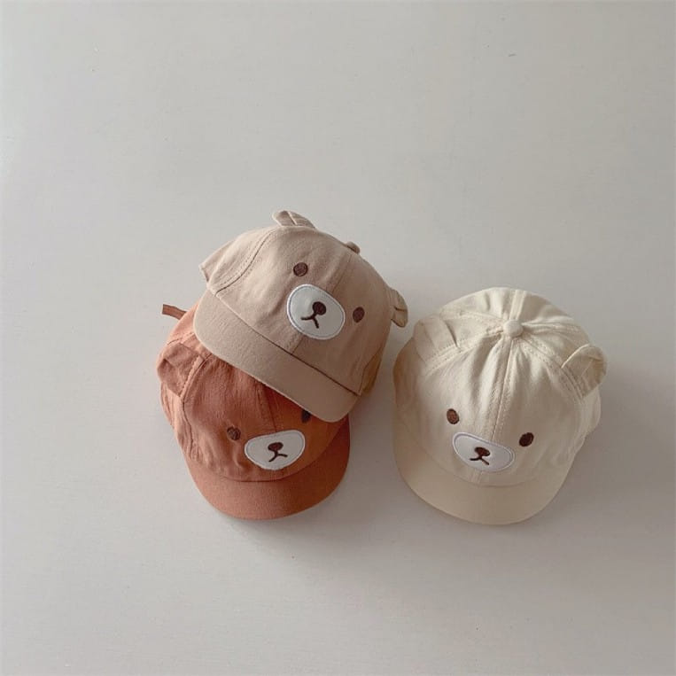 Reve Kid - Korean Baby Fashion - #babyclothing - Bear Ball CAP - 2