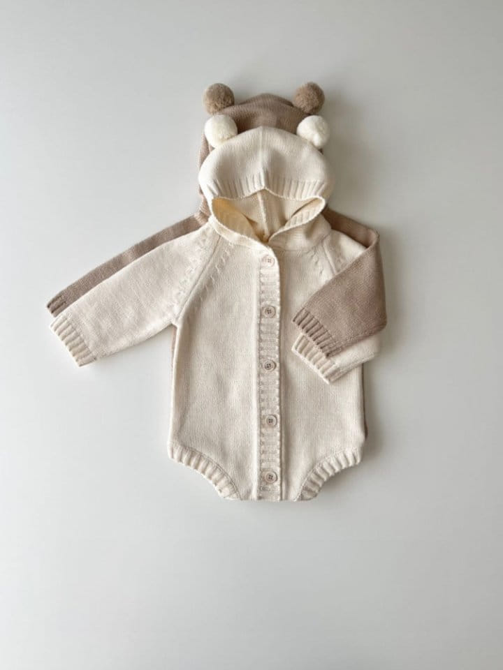Reve Kid - Korean Baby Fashion - #onlinebabyboutique - Teddy Bodysuit