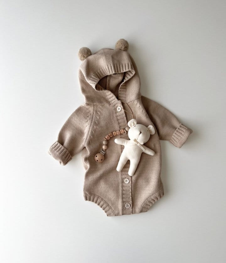Reve Kid - Korean Baby Fashion - #onlinebabyshop - Teddy Bodysuit - 2