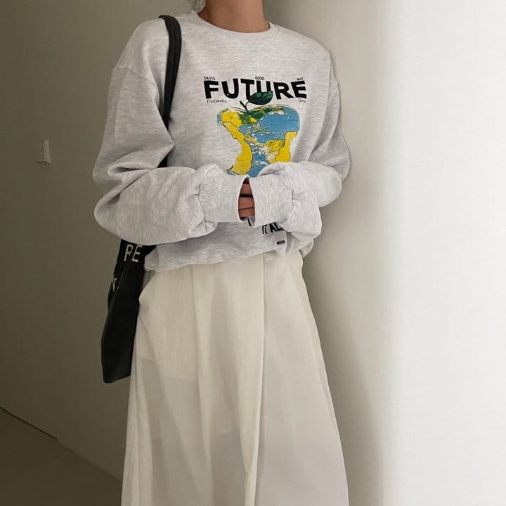 Ripple - Korean Women Fashion - #momslook - Apple Sweatshirt