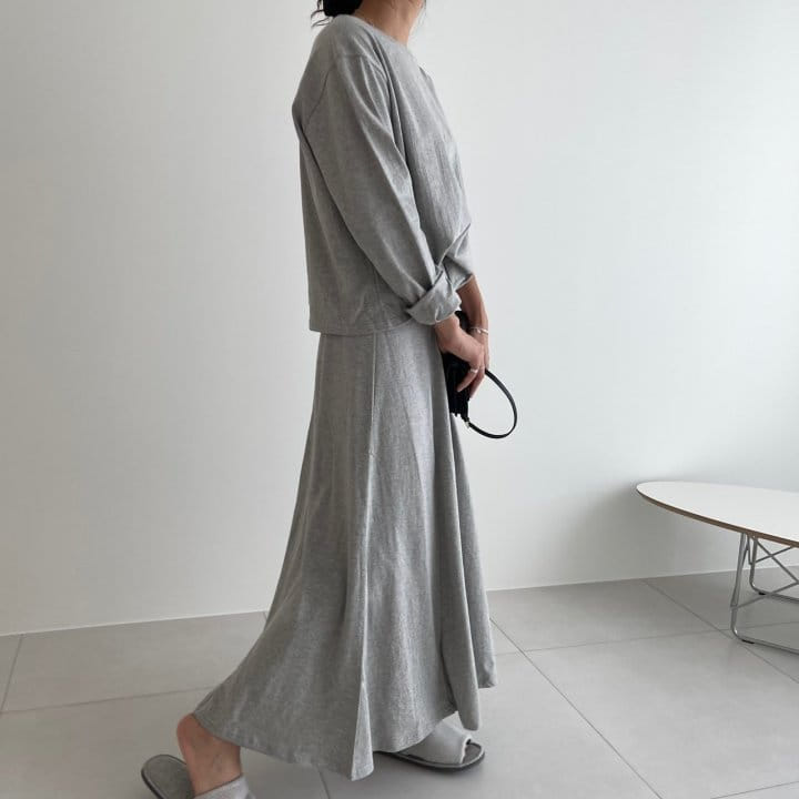 Ripple - Korean Women Fashion - #womensfashion - Cozy Long Sleeves SET - 5
