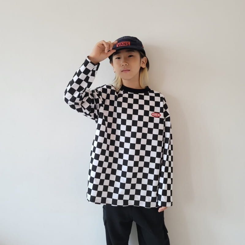 Riwoo Riwoo - Korean Junior Fashion - #Kfashion4kids - RW Check Tee - 4