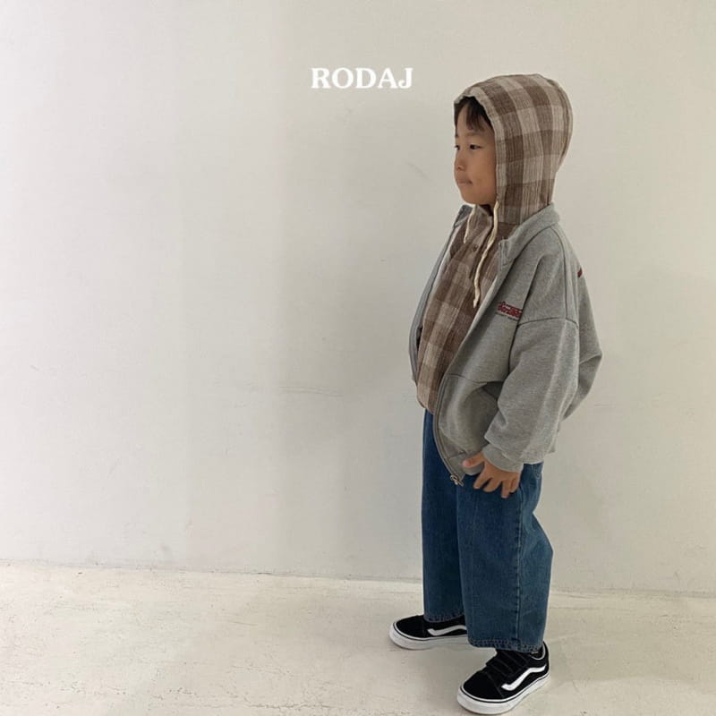 Roda J - Korean Children Fashion - #fashionkids - Millan Check Hoody - 11