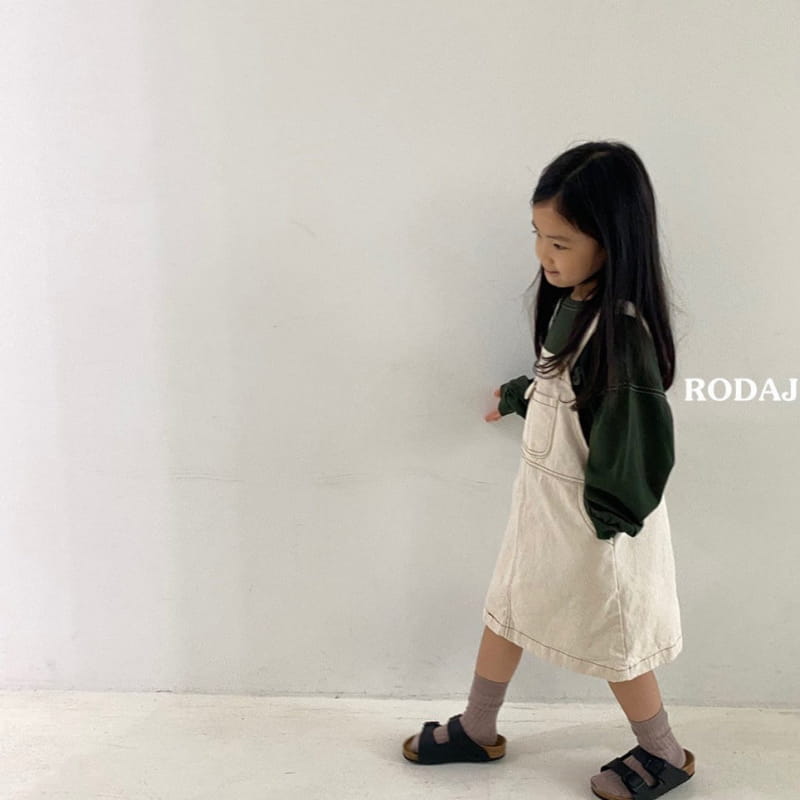 Roda J - Korean Children Fashion - #kidsstore - Lium Dungarees Skirt - 10