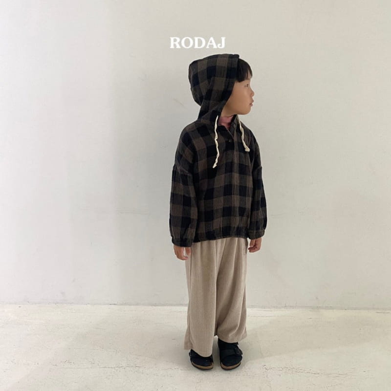 Roda J - Korean Children Fashion - #prettylittlegirls - Millan Check Hoody - 3