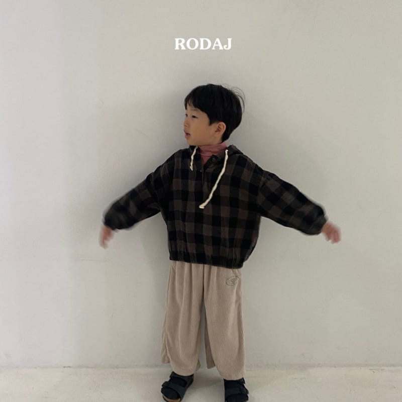 Roda J - Korean Children Fashion - #toddlerclothing - Millan Check Hoody - 5