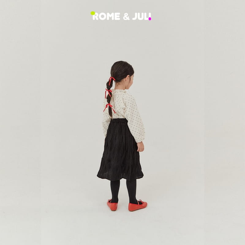 Rome Juli - Korean Children Fashion - #childofig - Dot Smocked Shirring Blouse - 5