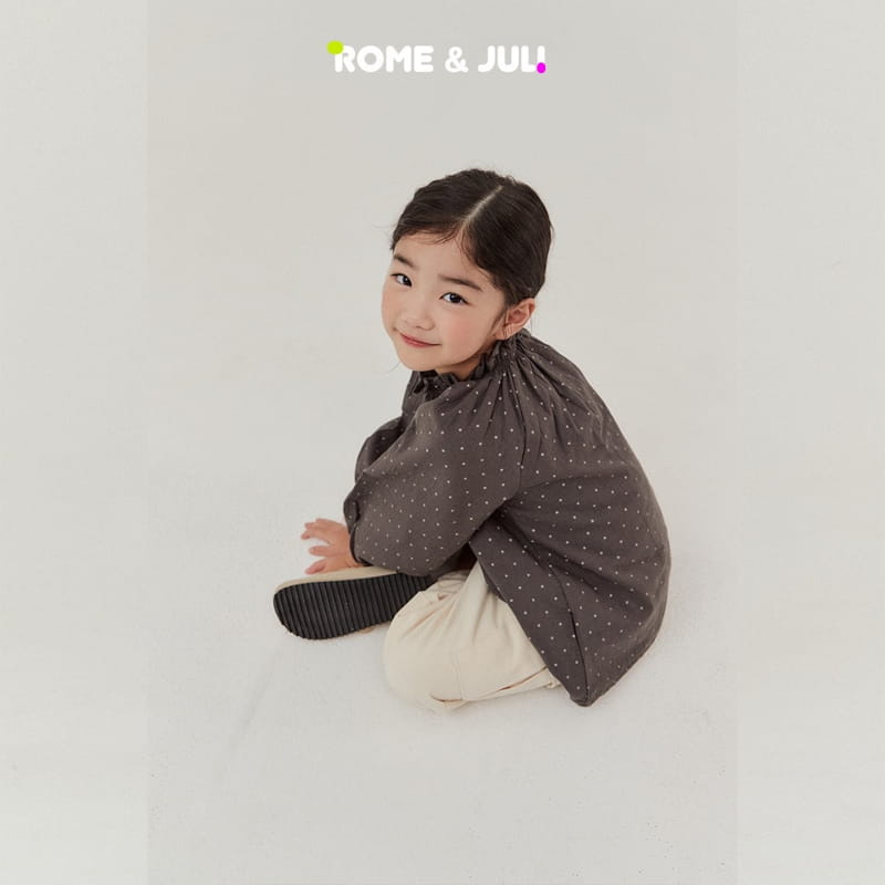 Rome Juli - Korean Children Fashion - #discoveringself - Dot Smocked Shirring Blouse - 9