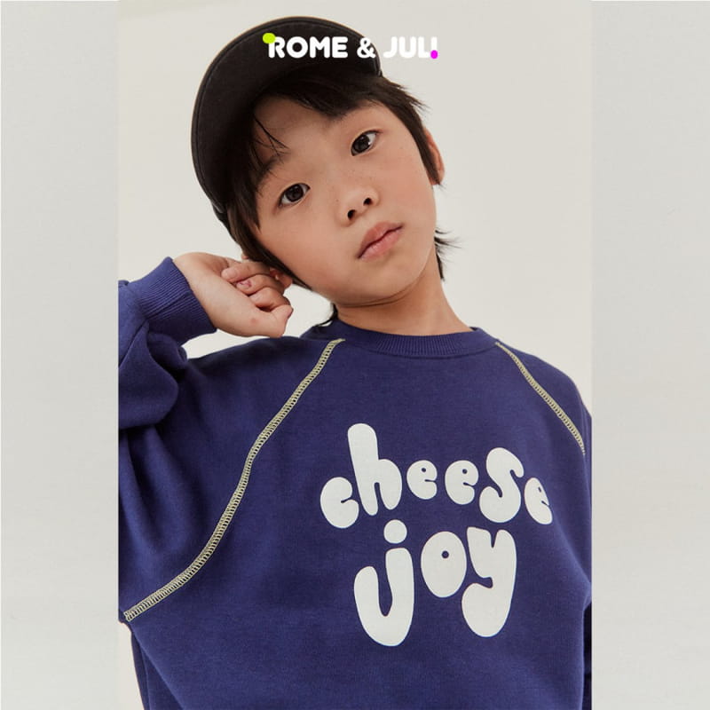 Rome Juli - Korean Children Fashion - #fashionkids - Cheese Joy Sweatshirt