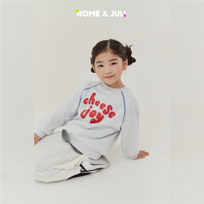 Rome Juli - Korean Children Fashion - #prettylittlegirls - Cheese Joy Sweatshirt - 9