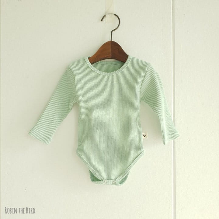 Saerobin - Korean Baby Fashion - #babyoutfit - Bebe Rib Bodysuit - 4