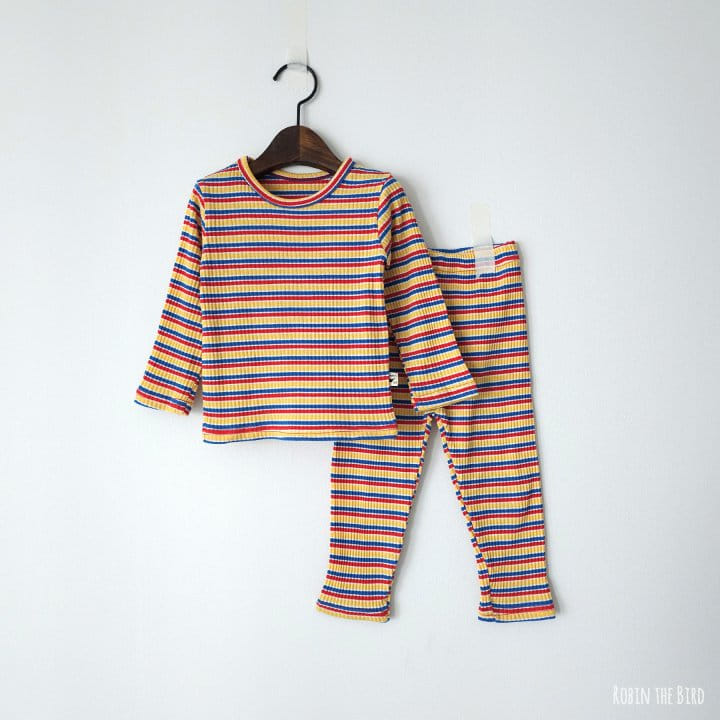 Saerobin - Korean Children Fashion - #childrensboutique - Stripes Rib Easywear