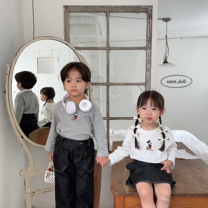 Saint Doll - Korean Children Fashion - #Kfashion4kids - M Embrodiery Tee - 11