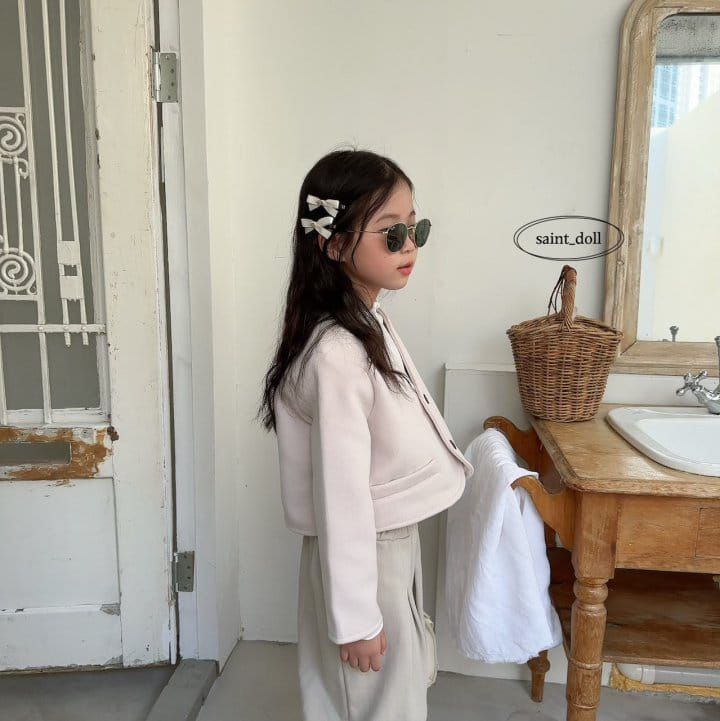 Saint Doll - Korean Children Fashion - #childofig - No Collar Jacket with Mom - 5