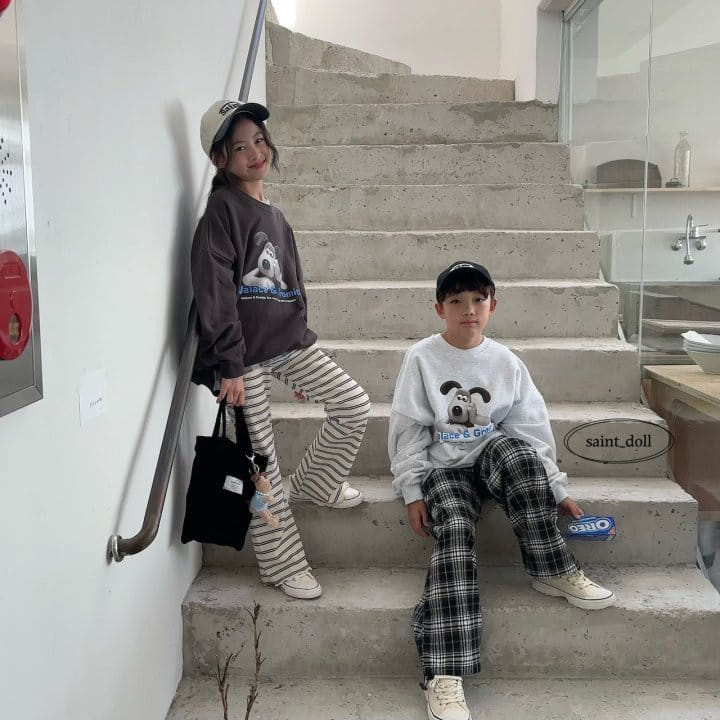 Saint Doll - Korean Children Fashion - #childrensboutique - Gromit Sweatshirt with Mom