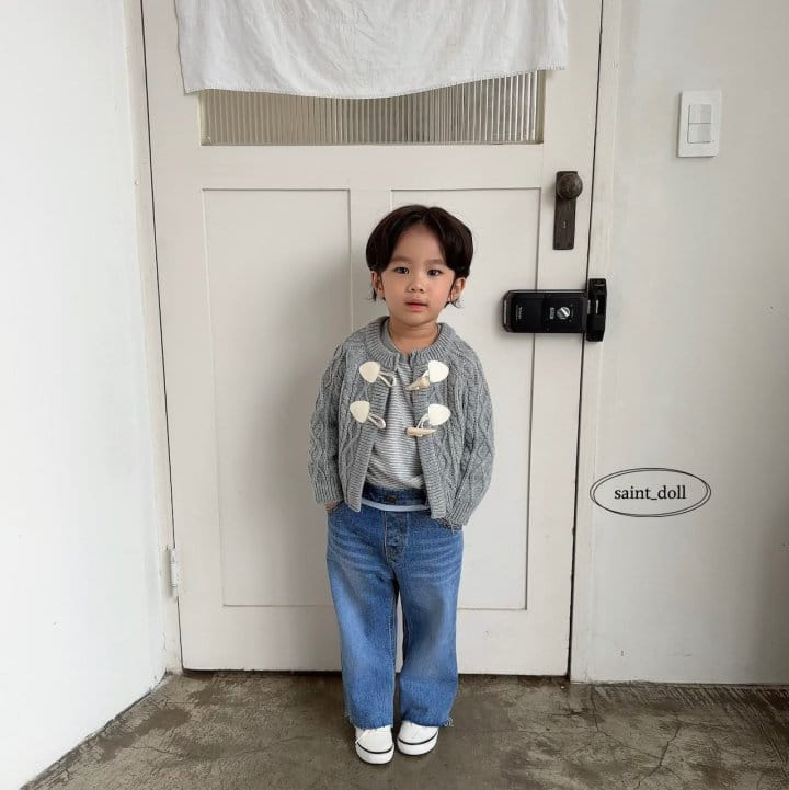 Saint Doll - Korean Children Fashion - #kidsshorts - Tape Jeans - 6