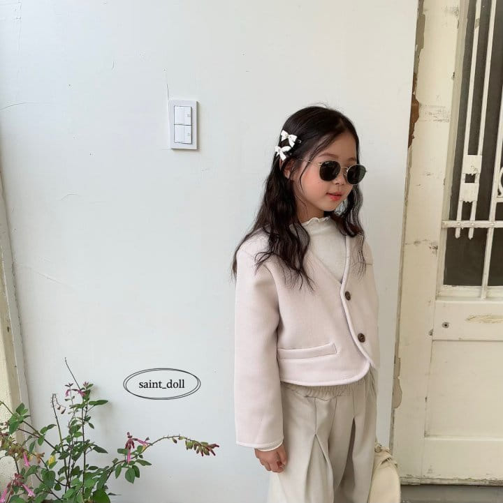 Saint Doll - Korean Children Fashion - #minifashionista - No Collar Jacket with Mom - 3