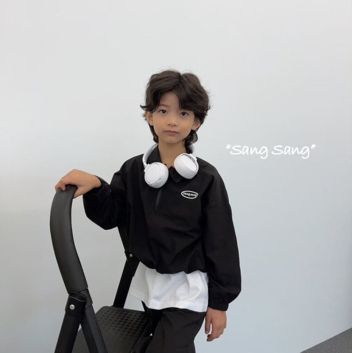 Sang Sang - Korean Children Fashion - #Kfashion4kids - Half Zip-up Windbreaker - 7