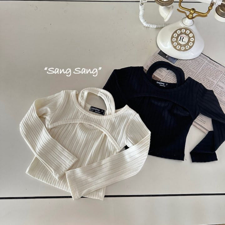 Sang Sang - Korean Children Fashion - #childrensboutique - Wholter Neck Tee