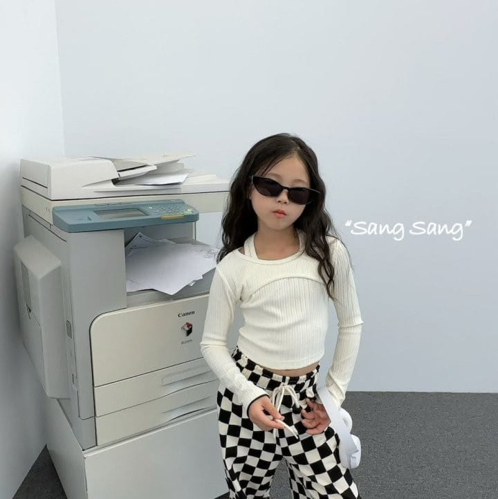 Sang Sang - Korean Children Fashion - #kidsshorts - Wholter Neck Tee - 5