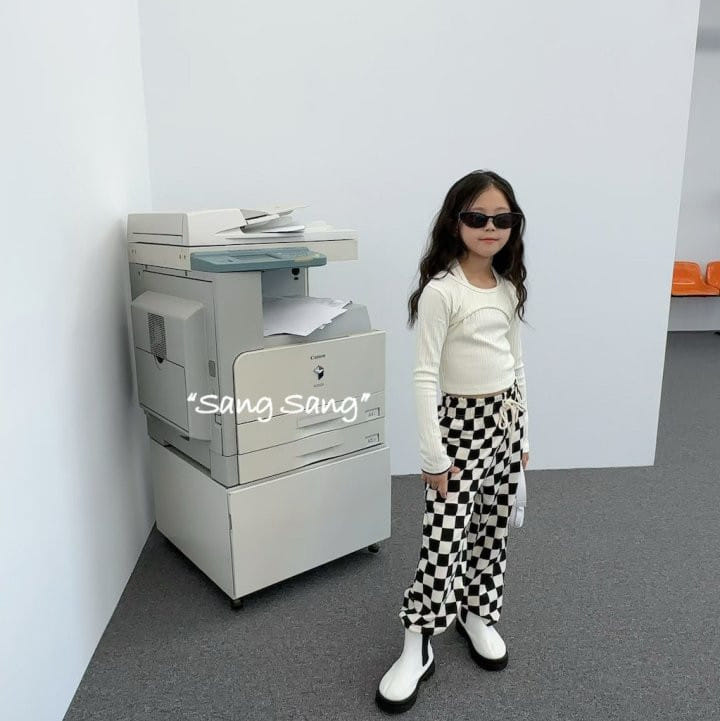 Sang Sang - Korean Children Fashion - #kidzfashiontrend - Wholter Neck Tee - 7