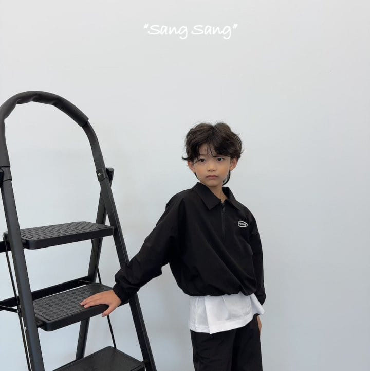 Sang Sang - Korean Children Fashion - #magicofchildhood - Half Zip-up Windbreaker - 9