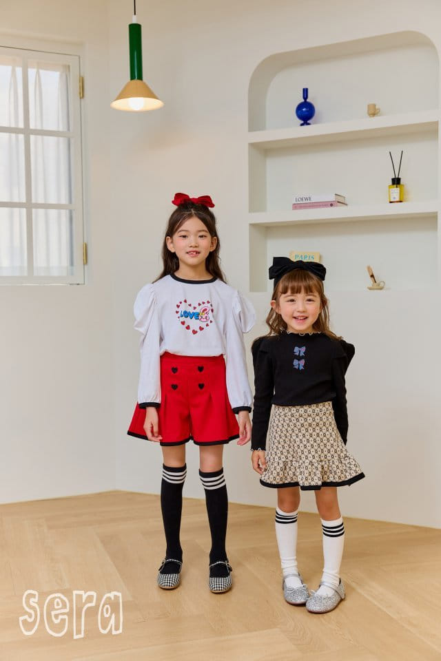 Sera - Korean Children Fashion - #discoveringself - Love Heart Tee - 2