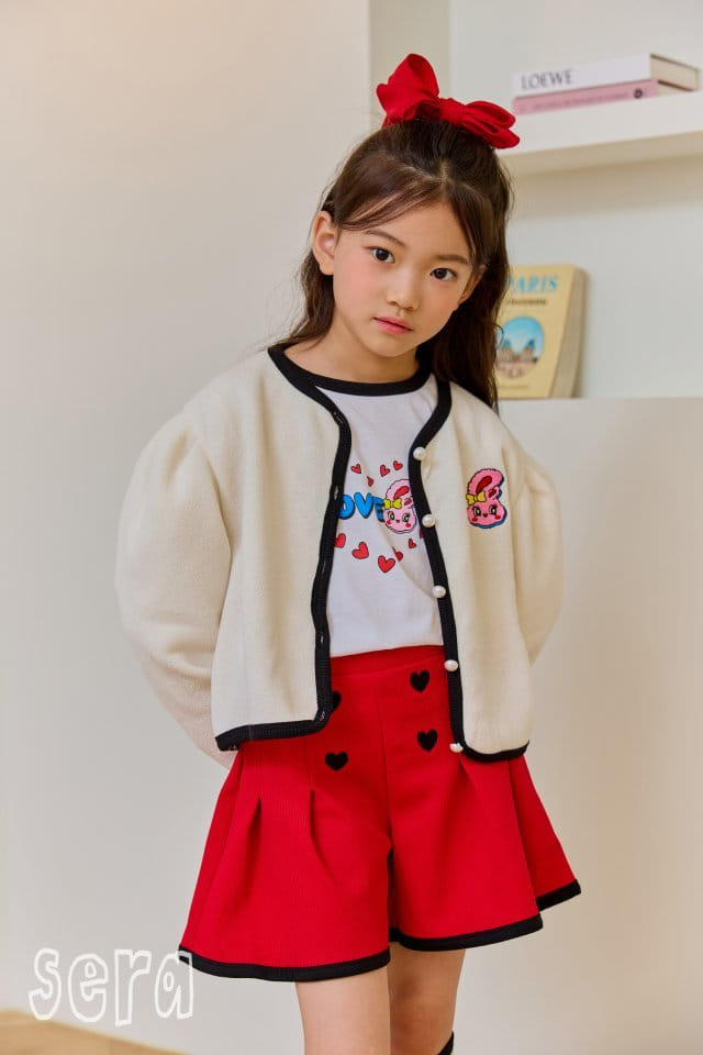 Sera - Korean Children Fashion - #fashionkids - Love Heart Tee - 3