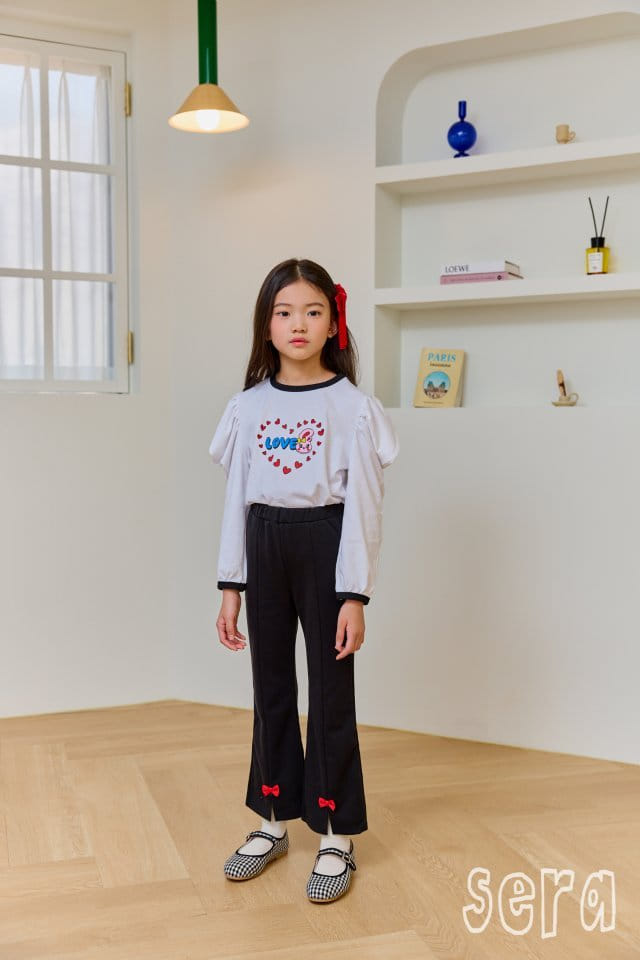 Sera - Korean Children Fashion - #fashionkids - Love Heart Tee - 4