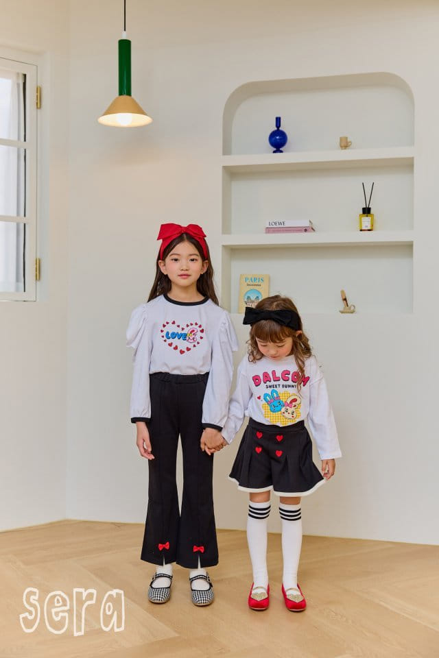 Sera - Korean Children Fashion - #kidzfashiontrend - Love Heart Tee - 6