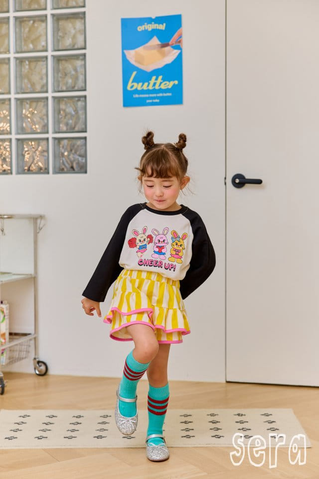 Sera - Korean Children Fashion - #todddlerfashion - Stripes Frill Skirt Pants - 8