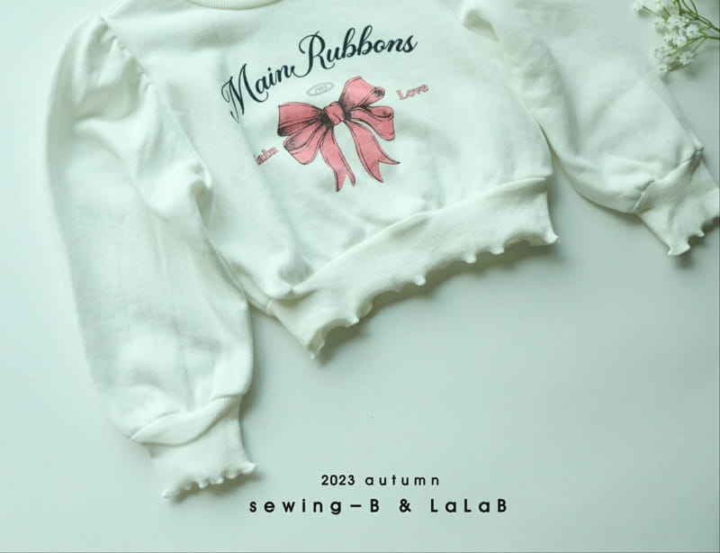Sewing-B - Korean Children Fashion - #Kfashion4kids - Ribbon Sweatshirt - 9