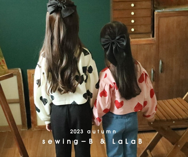Sewing-B - Korean Children Fashion - #Kfashion4kids - Heart Sweatshirt - 6