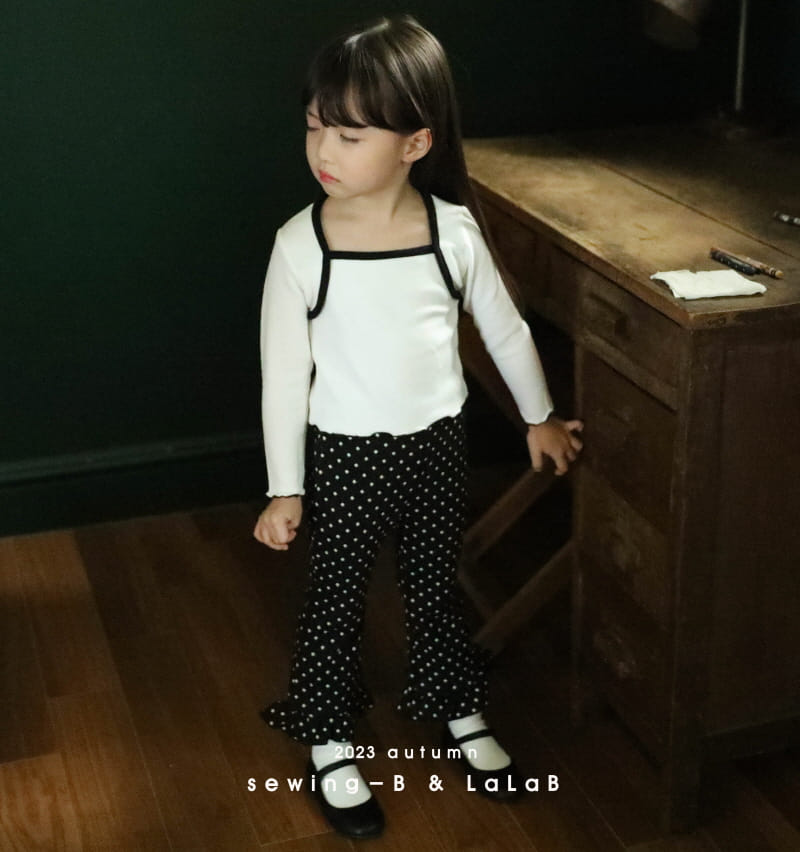 Sewing-B - Korean Children Fashion - #childrensboutique - Dot Frill Pants - 6