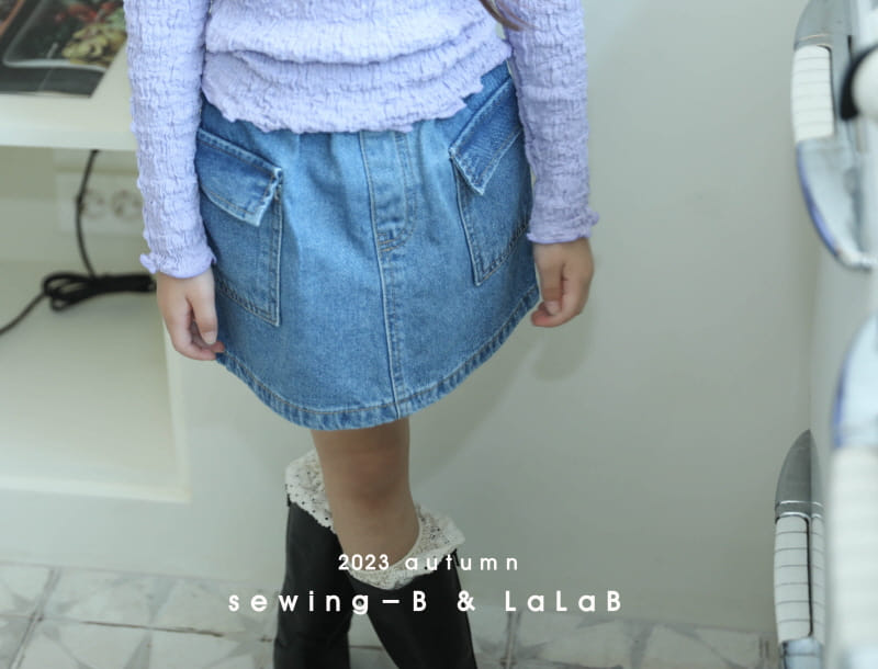 Sewing-B - Korean Children Fashion - #designkidswear - Denim Skirt - 9