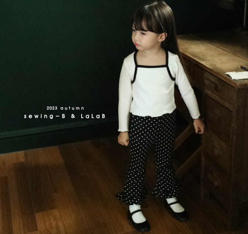 Sewing-B - Korean Children Fashion - #designkidswear - Dot Frill Pants - 7