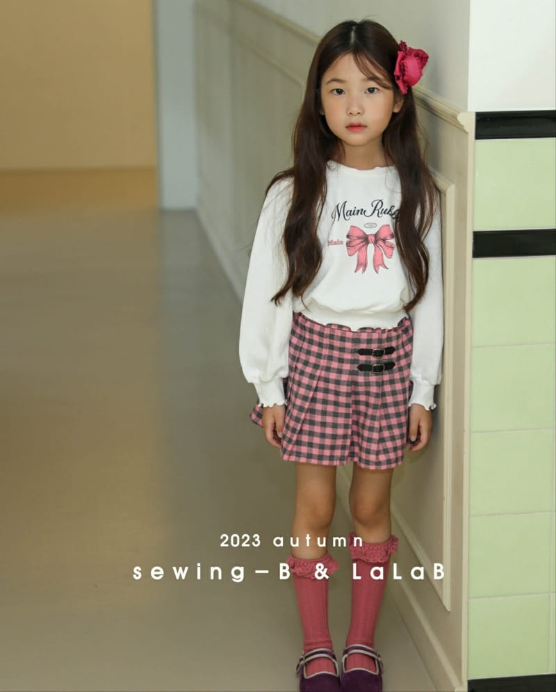 Sewing-B - Korean Children Fashion - #designkidswear - Ribbon Sweatshirt - 4