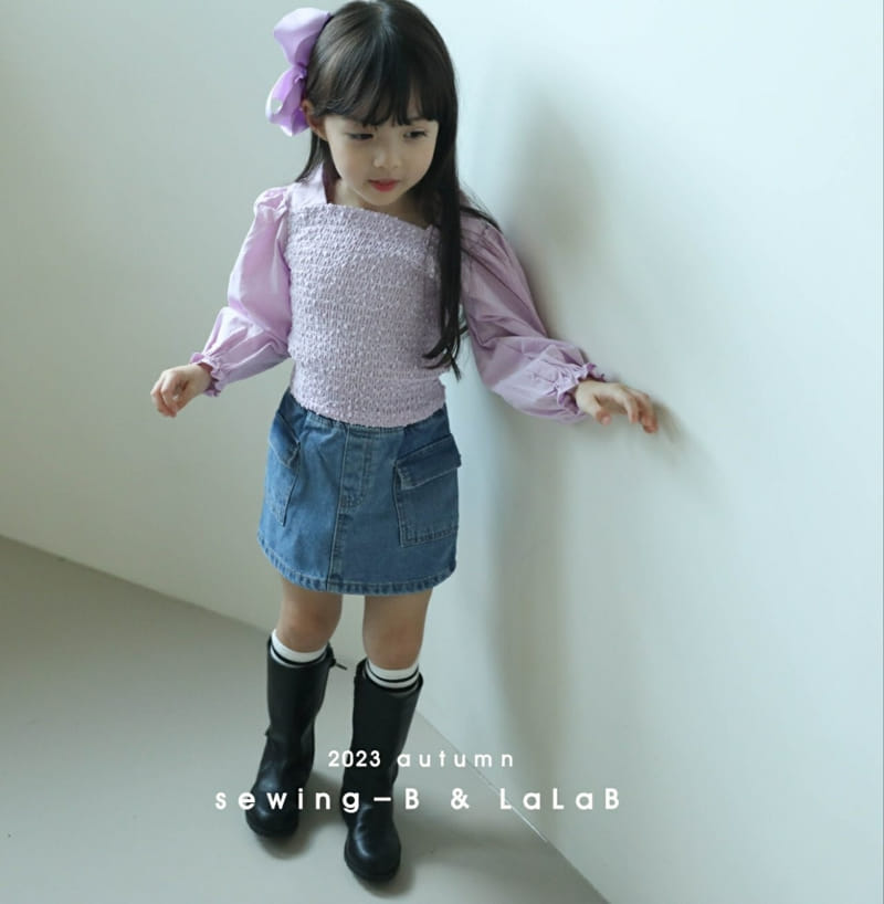 Sewing-B - Korean Children Fashion - #discoveringself - Smocked Blouse - 3