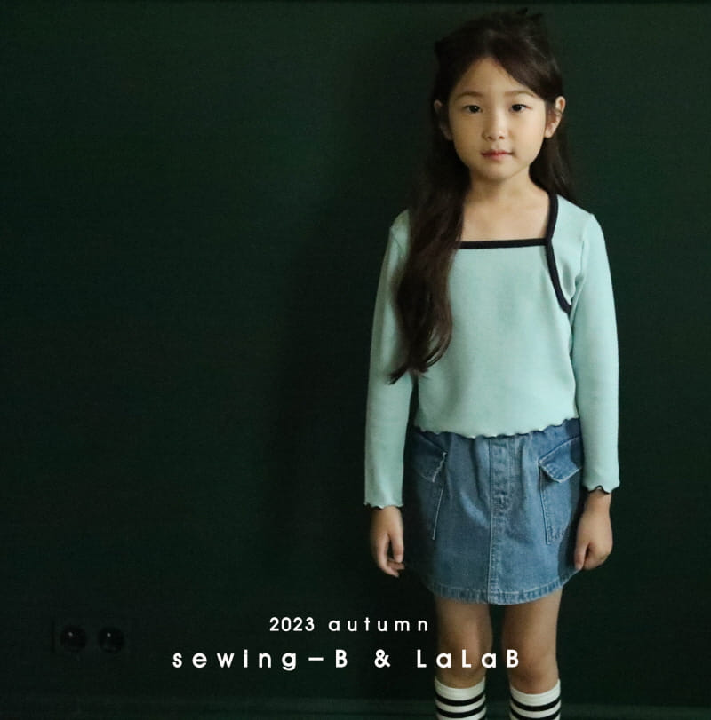 Sewing-B - Korean Children Fashion - #kidsshorts - Denim Skirt - 12