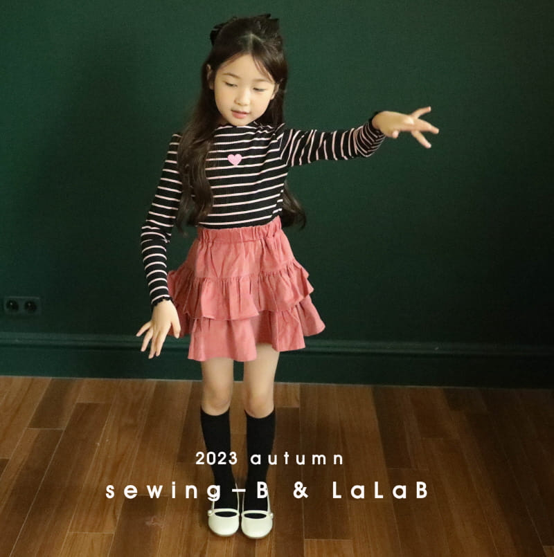 Sewing-B - Korean Children Fashion - #kidsshorts - Jelly Stropes Tee - 7