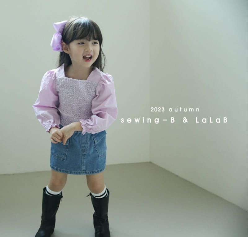 Sewing-B - Korean Children Fashion - #kidsshorts - Smocked Blouse - 5