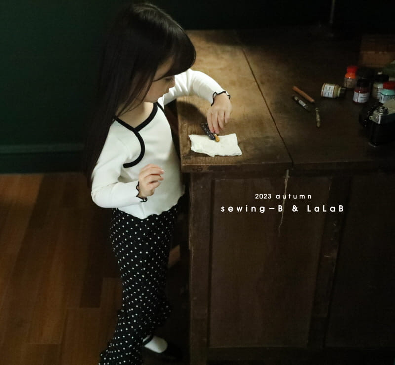 Sewing-B - Korean Children Fashion - #kidzfashiontrend - Lala Borelo Tee