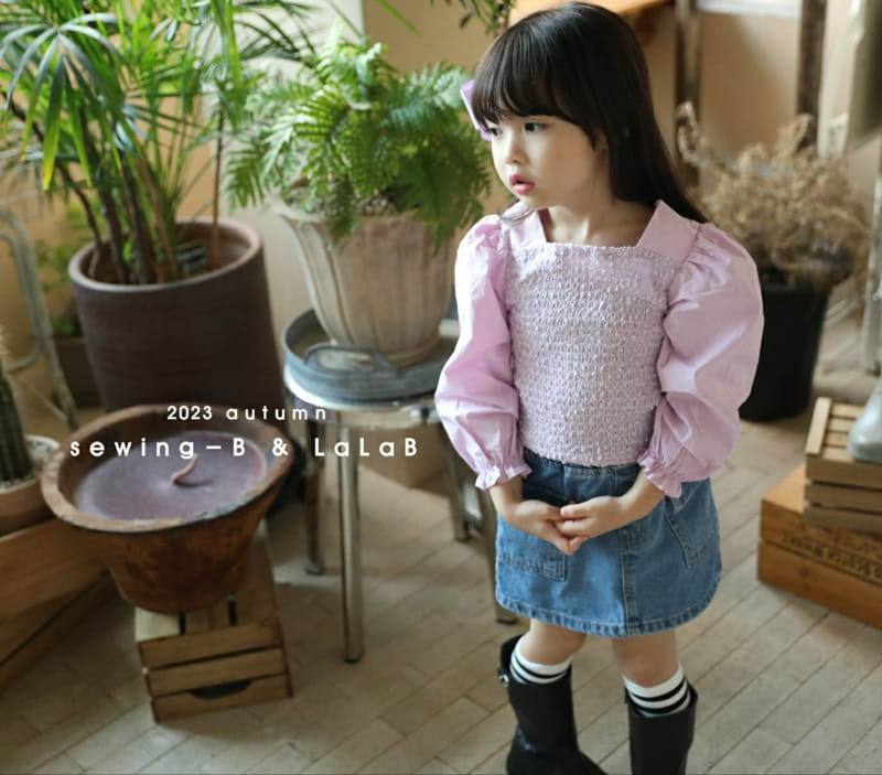 Sewing-B - Korean Children Fashion - #kidzfashiontrend - Smocked Blouse - 7