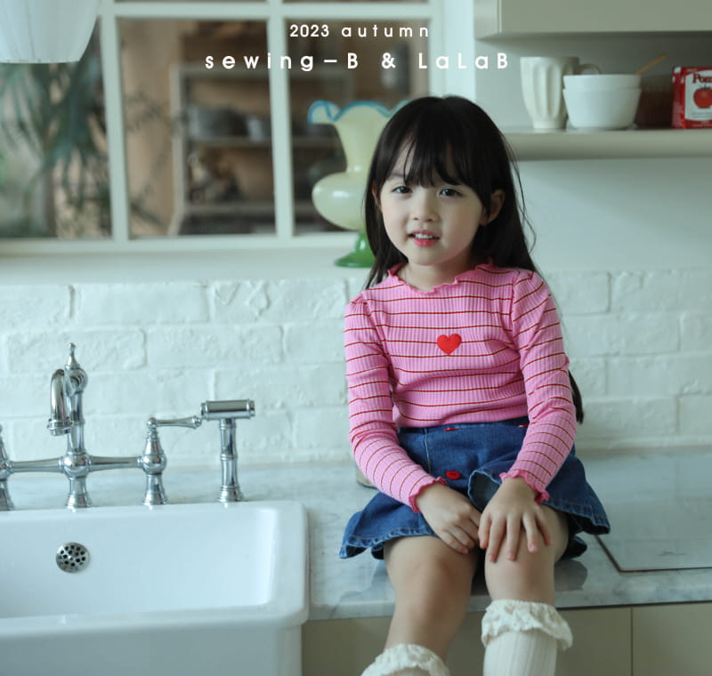 Sewing-B - Korean Children Fashion - #littlefashionista - Jelly Stropes Tee - 11