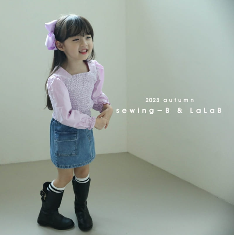Sewing-B - Korean Children Fashion - #littlefashionista - Smocked Blouse - 9
