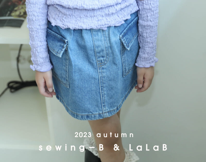Sewing-B - Korean Children Fashion - #magicofchildhood - Denim Skirt
