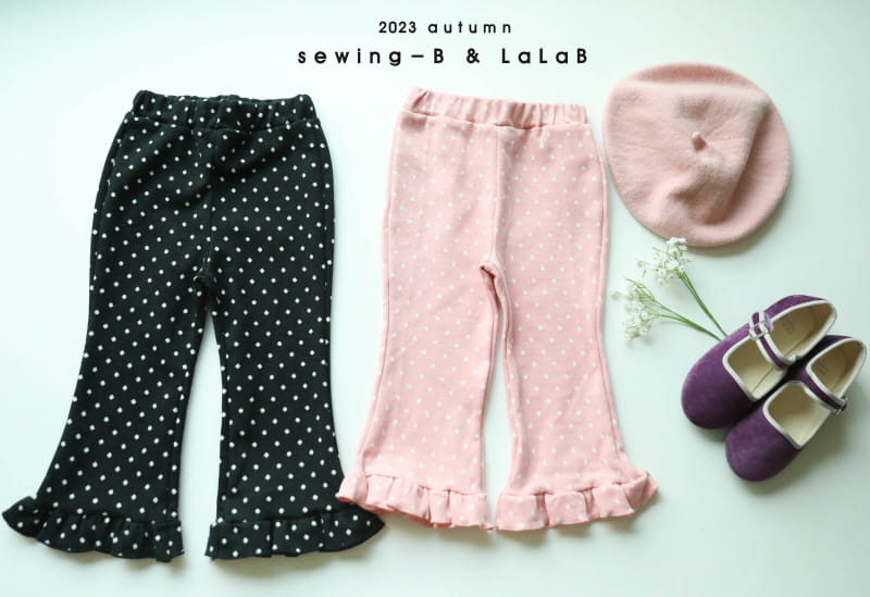 Sewing-B - Korean Children Fashion - #prettylittlegirls - Dot Frill Pants