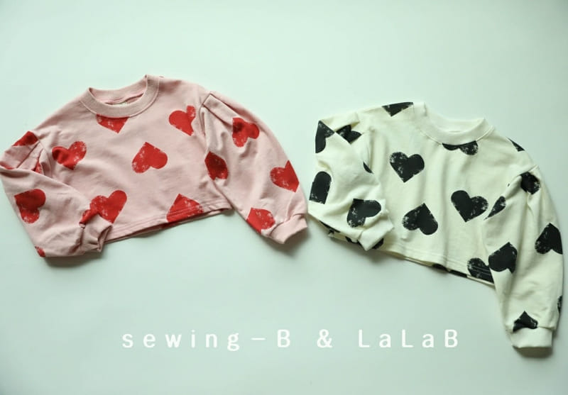 Sewing-B - Korean Children Fashion - #prettylittlegirls - Heart Sweatshirt - 10