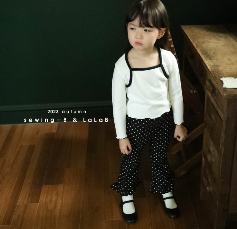 Sewing-B - Korean Children Fashion - #toddlerclothing - Dot Frill Pants - 4