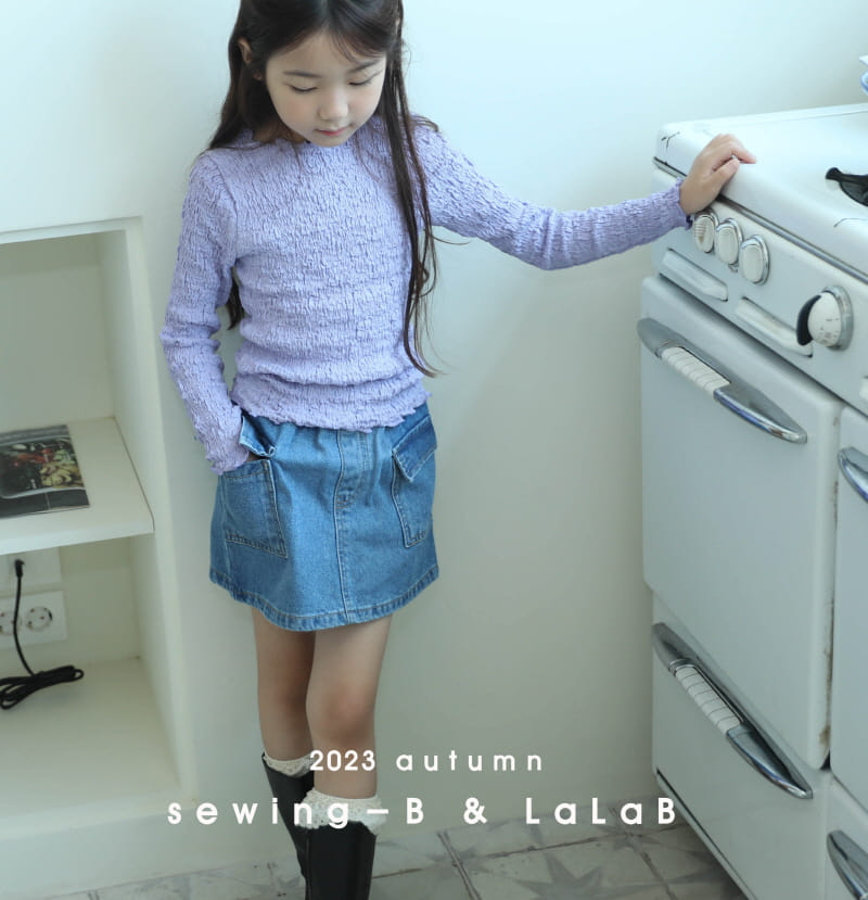 Sewing-B - Korean Children Fashion - #toddlerclothing - Denim Skirt - 5